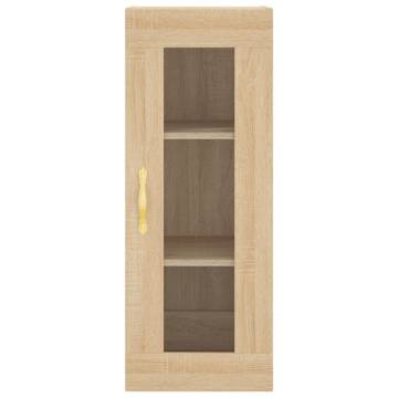 Highboard Sonoma Oak 34.5x34x180 cm Engineered Wood