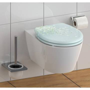 SCHÜTTE Toilet Seat with Soft-Close Quick Release FLOWER IN THE WIND