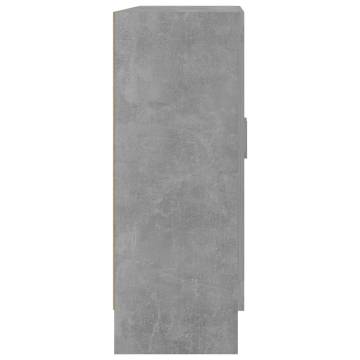 Book Cabinet Concrete Grey 82.5x30.5x80 cm Engineered Wood