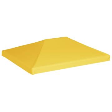 Gazebo Top Cover 270 g/m² 4x3 m Yellow