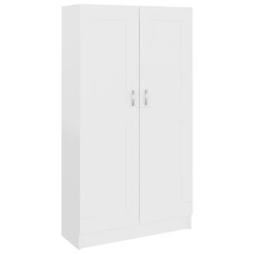 Book Cabinet White 82.5x30.5x150 cm Engineered Wood