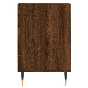 TV Cabinet Brown Oak 100x35x55 cm Engineered Wood