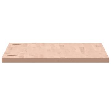 Desk Top 100x60x2.5 cm Solid Wood Beech