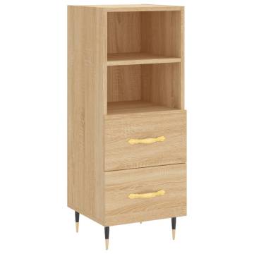 Highboard Sonoma Oak 34.5x34x180 cm Engineered Wood