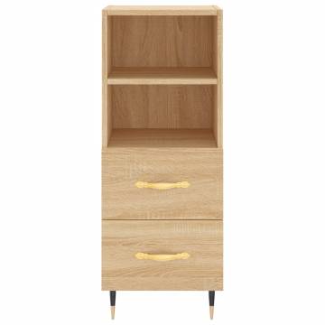 Highboard Sonoma Oak 34.5x34x180 cm Engineered Wood