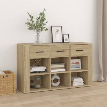 Sideboard Sonoma Oak 100x30x59.5 cm Engineered Wood