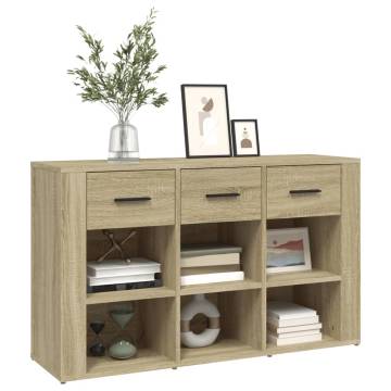 Sideboard Sonoma Oak 100x30x59.5 cm Engineered Wood