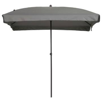 Madison Parasol Patmos Luxe Rectangle 210x140 cm Light Grey