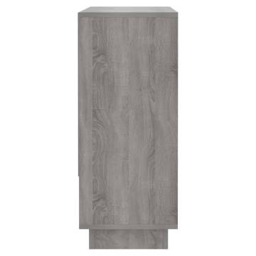 Sideboard Grey Sonoma 97x31x75 cm Engineered Wood