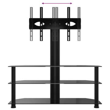 Corner TV Stand 3-Tiers for 32-70 Inch Black