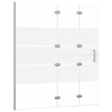 Folding Shower Enclosure ESG 120x140 cm White