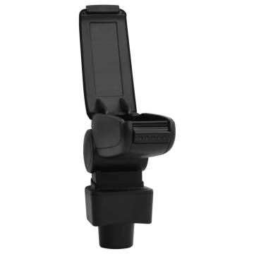 Car Armrest Black 13x32x(32.5-49) cm ABS