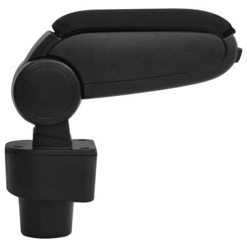 Car Armrest Black 13x32x(32.5-49) cm ABS