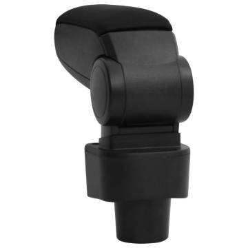 Car Armrest Black 13x32x(32.5-49) cm ABS