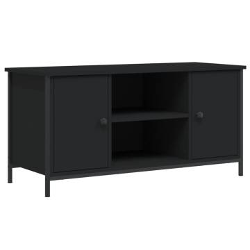 TV Cabinet Black 100x40x50 cm Engineered Wood