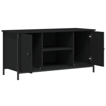 TV Cabinet Black 100x40x50 cm Engineered Wood