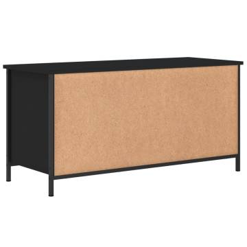 TV Cabinet Black 100x40x50 cm Engineered Wood