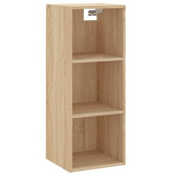 Highboard Sonoma Oak 34.5x34x180 cm Engineered Wood