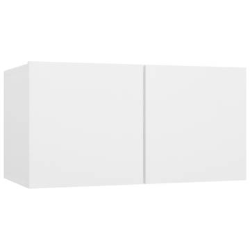 Hanging TV Cabinet White 60x30x30 cm