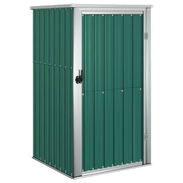 Garden Tool Shed Green 88x89x161 cm Galvanised Steel