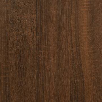 Wardrobe Brown Oak 100x50x200 cm Engineered Wood