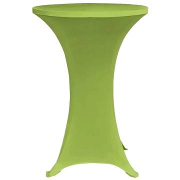 Stretch Table Cover 4 pcs 70 cm Green