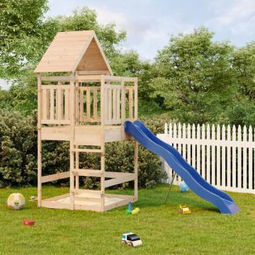 Outdoor Playset Solid Wood Pine