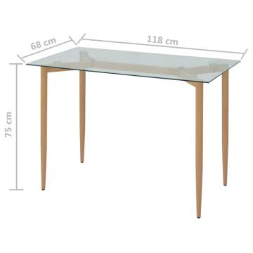 Dining Table 118x68x75 cm