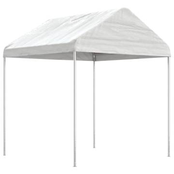 Gazebo with Roof White 8.92x2.28x2.69 m Polyethylene