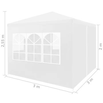 Party Tent 3x3 m White