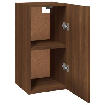 TV Cabinets 2 pcs Brown Oak 30.5x30x60 cm Engineered Wood