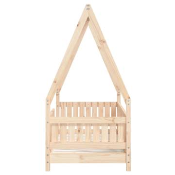 Kids Bed Frame 70x140 cm Solid Wood Pine