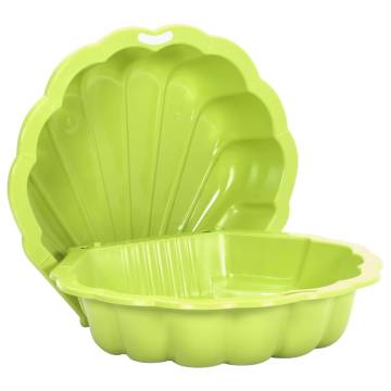 Sandpits 2 pcs Green 77x87x21cm Plastic