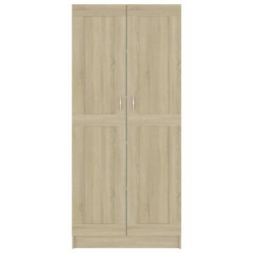 Book Cabinet Sonoma Oak 82.5x30.5x185.5 cm Engineered Wood