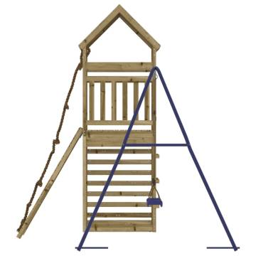 Outdoor Playset Impregnated Wood Pine