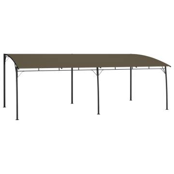 Garden Sunshade Awning 6x3x2.55 m Taupe