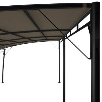 Garden Sunshade Awning 6x3x2.55 m Taupe