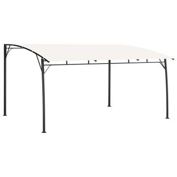 Garden Sunshade Awning 4x3x2.55 m Cream