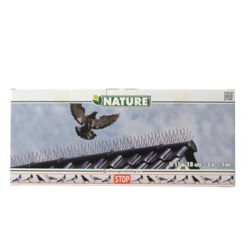 Nature 6 pcs Anti Bird Spikes 32x11x18 cm