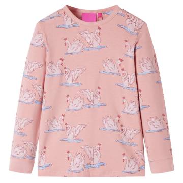 Kids' Pyjamas with Long Sleeves Light Pink 128