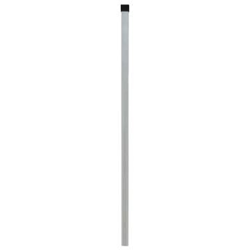 Fence Posts 10 pcs Silver 200 cm Galvanised Steel