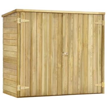 Garden Tool Shed 135x60x123 cm Impregnated Pinewood