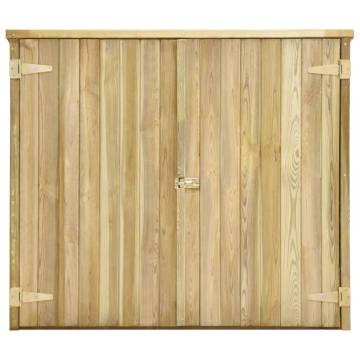 Garden Tool Shed 135x60x123 cm Impregnated Pinewood