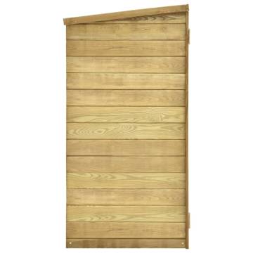 Garden Tool Shed 135x60x123 cm Impregnated Pinewood