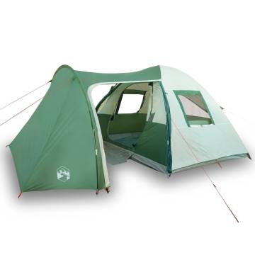 Camping Tent 6-Person Green Waterproof