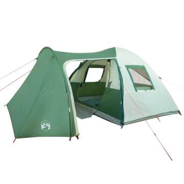 Camping Tent 6-Person Green Waterproof