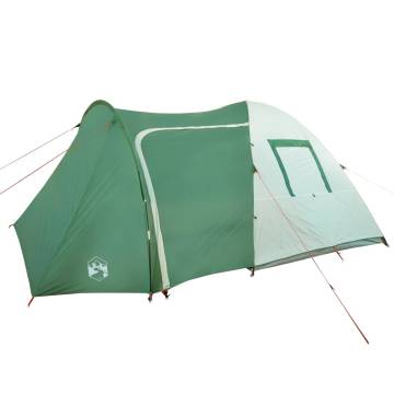 Camping Tent 6-Person Green Waterproof