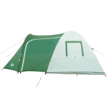 Camping Tent 6-Person Green Waterproof