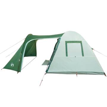 Camping Tent 6-Person Green Waterproof