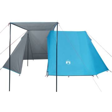 Camping Tent 3-Person Blue Waterproof